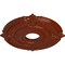 Ekena Millwork Attica Ceiling Medallion (Fits Canopies up to 5"), Hand-Painted Firebrick, 18"OD x 4"ID x 5/8"P CM18ATFIF - alternate 3